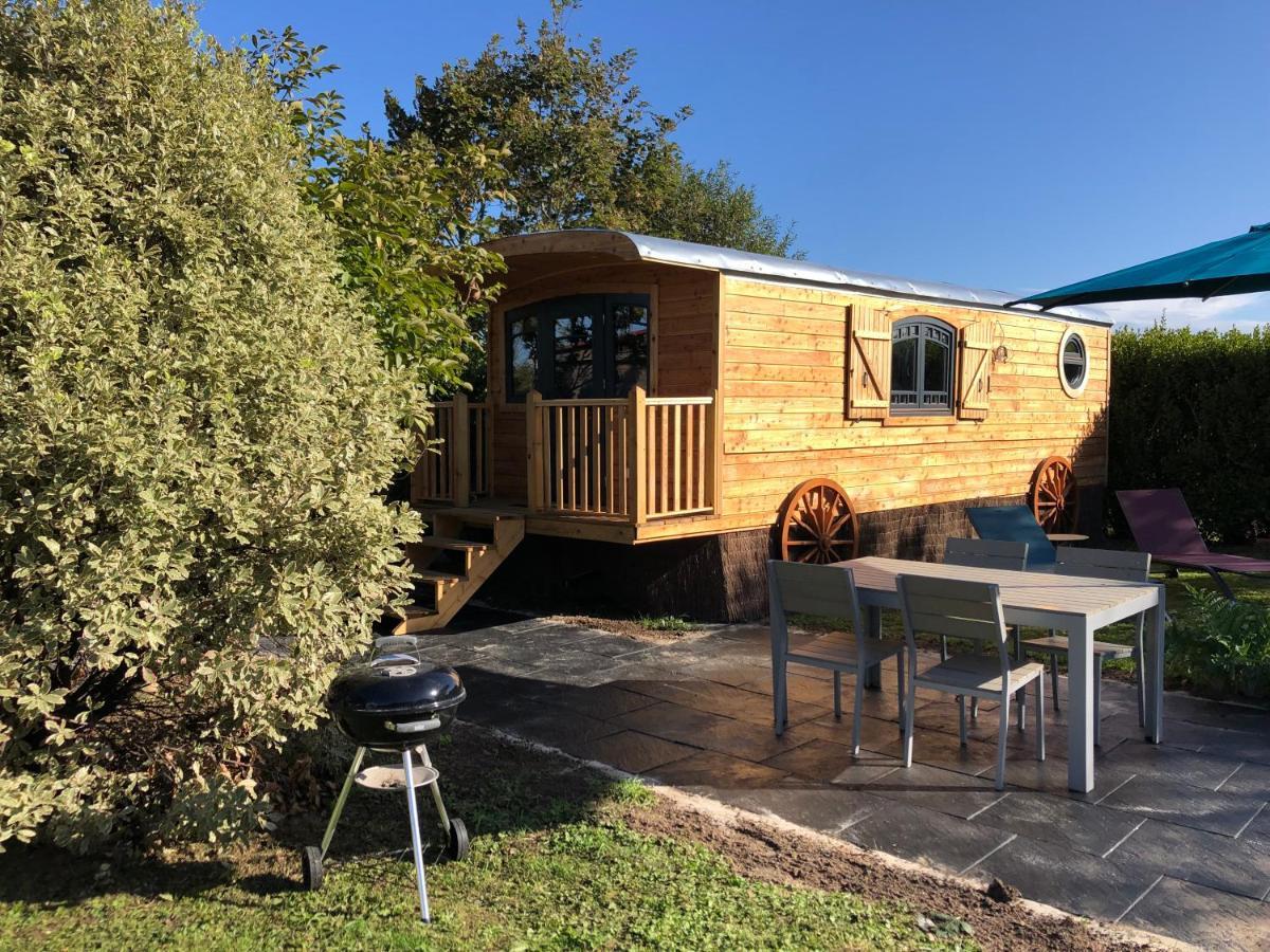 Roulotte Gites O Bien-Etre Massage Spa Sejour Bien-Etre En Hebergement Insolite Roulotte Karantez Ou En Gites Melon Ou Yock A 800 M Des Plages Maison D'Hote Drogou Porspoder Eksteriør billede