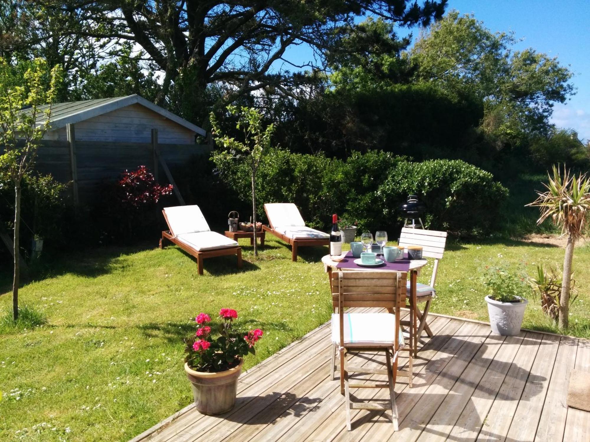 Roulotte Gites O Bien-Etre Massage Spa Sejour Bien-Etre En Hebergement Insolite Roulotte Karantez Ou En Gites Melon Ou Yock A 800 M Des Plages Maison D'Hote Drogou Porspoder Eksteriør billede